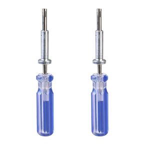 Cable Locking Terminator TV Tool Coax/Coaxial Cable Terminator Tool 7 Inch Plumbing Tools CATV Cable Tools (Blue, 2pcs)