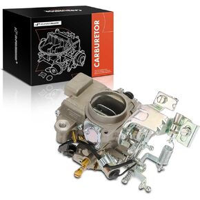 A-Premium 1 Barrel Carburetor Compatible with Daihatsu Hijet S80 S81 S82 S83 EB EF HB HD Citivan & Suzuki 370Q S-75/S-88, Replace# 2110087766, 2110087B65, Mechanical Choke
