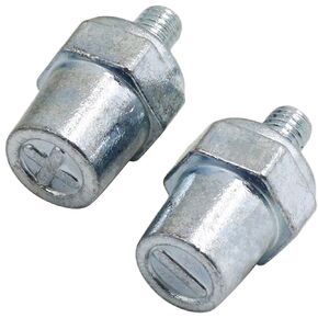 One Pair Zinc Alloy Battery Side Terminal Charging Posts Fit 8mm Positive (+) or Negative (-) Battery Cable terminals