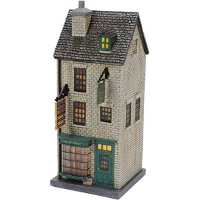 Department 56 Harry Potter Village Flourish and Blotts Bookshop Lit Building, 8.3 Inch, Multicolor