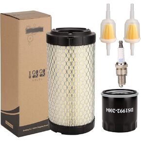 Golf Cart Tune Up Kit for Club Car Precedent 2004 up Gas Models with FE350 Kawasaki Motor, Include Air Filter Oil Filter Fuel Filter Spark Plug, Engine Maintenance Kit for Club Car Precedent