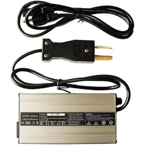 48 Volt Golf Cart Charger 48 Volt 5A Battery Chargers Trojan Golf Cart Batteries Golf Cart Accessories with Crows Foot Plug for Ezgo Yamaha Club Car TXT Super Hauler