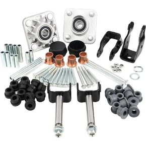 Deluxe Golf Cart Front End Repair Kit for Club Car Precedent 2004-Up Gas and Electric