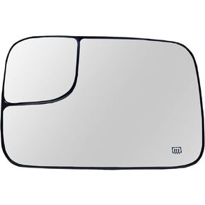 Driver Side Heated Mirror Glass Replacement For 2005-2009 Dodge Ram 1500 2500 3500 - Ram 1500 2500 3500 Side Mirror Ram Driver Mirror With Rear Holder - Replace 5161011AA