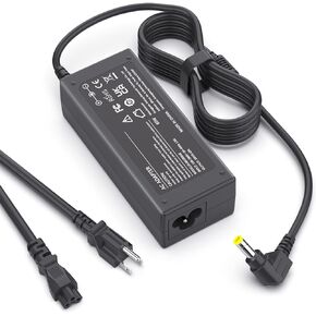 19V AC/DC Adapter Power Cord 3.42A 65W Charger with 5.5 * 2.5mm Tip for Bluetooth Speaker, LCD LED Monitor, HDTV, 3D Widescreen, Printers, Audio Amplifier