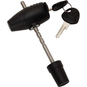 Bulldog (580410) Easy Access Adjustable Trailer Coupler Lock,Black