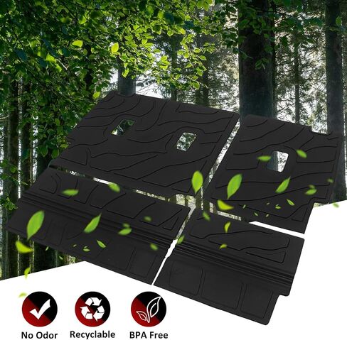 Bestview Rear Seat Back Cover for Ford Bronco 4 Door 2021 2022 2023 2024, Premium Injection Molding TPE, 4PCS Dog Seat Liner fit Bronco,Bronco Interior Accessories,Not for Sport in Saudi Arabia
