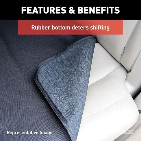 ARIES 3146-09 Seat Defender 58-Inch x 55-Inch Black Waterproof Universal Bench Car Seat Cover Protector in Saudi Arabia