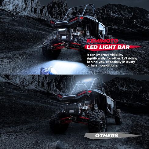 KEMIMOTO XP 1000 Rear Tail Light, 2000LM LED Brake Light Bar 3rd Brake light Compatible with Polaris RZR XP 1000 XP4 Turbo 2019-2023 2024 Accessories in Saudi Arabia