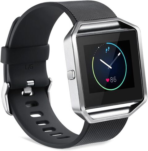 Fitbit Blaze Watch Bands, 8PCS Soft Silicone Watch Band for Fitbit Blaze Smartwatch Replacement Blaze Bands for Women Men in Kuwait