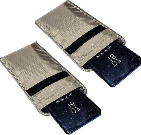 حقيبة فاراداي - حقيبة أمان - حماية للهاتف الخلوي ضد التتبع/التجسس GPS RFID 2 قطعة in Kuwait