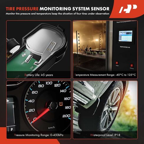 مستشعر نظام مراقبة ضغط الإطارات 315 ميجاهرتز A-Premium TPMS - متوافق مع Ford & Lincoln - Mustang، Expedition، Explorer، Edge، F150، Ranger، F250 F350 Super Duty، EcoSport، MKC، MKS، Navigator in Kuwait