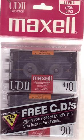 ماكسيل UDII Cd 90 دقيقة / 135 م (عبوتان) in Saudi Arabia