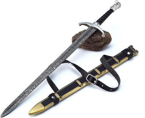 جون سنو Longclaw السيف حصلت 30 سنتيمتر/12 "المعادن الجماعية السيف نموذج عمل الشكل الفنون اللعب جمع هدية لوازم الحفلات مكتب الديكور in Kuwait