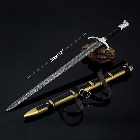 جون سنو Longclaw السيف حصلت 30 سنتيمتر/12 "المعادن الجماعية السيف نموذج عمل الشكل الفنون اللعب جمع هدية لوازم الحفلات مكتب الديكور in Kuwait
