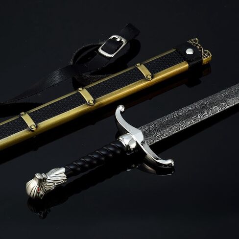 جون سنو Longclaw السيف حصلت 30 سنتيمتر/12 "المعادن الجماعية السيف نموذج عمل الشكل الفنون اللعب جمع هدية لوازم الحفلات مكتب الديكور in Kuwait