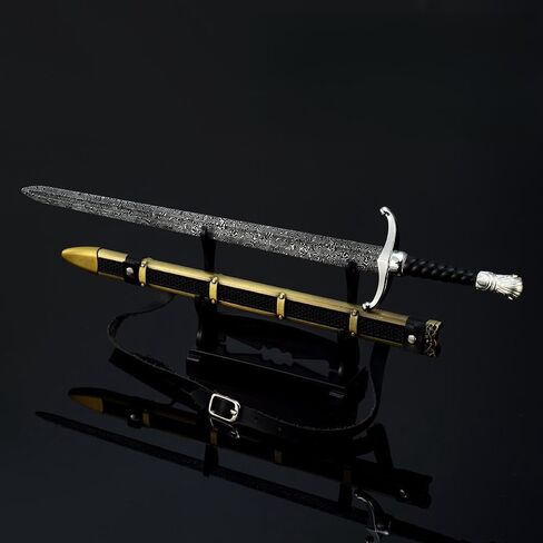 جون سنو Longclaw السيف حصلت 30 سنتيمتر/12 "المعادن الجماعية السيف نموذج عمل الشكل الفنون اللعب جمع هدية لوازم الحفلات مكتب الديكور in Kuwait