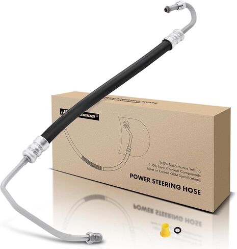 مجموعة خط خرطوم ضغط خرطوم التوجيه المعزز A-Premium متوافقة مع مضخة Ford E-150 Econoline E-250 Econoline E-350 Econoline لترس التروس/الرف in Saudi Arabia