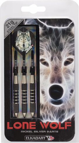 Elkadart Lone Wolf Steel Tip Darts with Storage/Travel Case in Saudi Arabia
