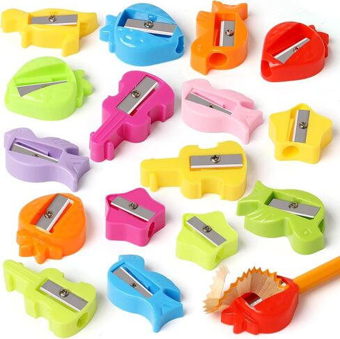 80 قطعة من مبراة أقلام الرصاص، مبراة يدوية صغيرة على شكل حيوانات كرتونية، مبراة يدوية صغيرة محمولة ملونة للوازم المدرسية in Kuwait