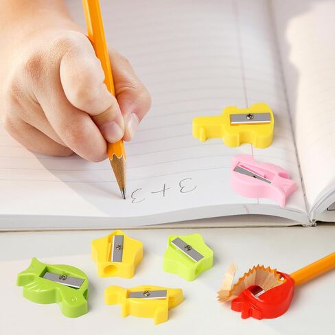 80 قطعة من مبراة أقلام الرصاص، مبراة يدوية صغيرة على شكل حيوانات كرتونية، مبراة يدوية صغيرة محمولة ملونة للوازم المدرسية in Kuwait