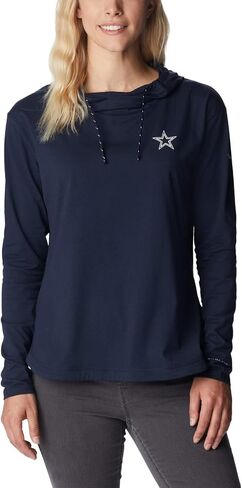 Columbia Women's Collegiate Sun Trek Hooded Pullover in Saudi Arabia