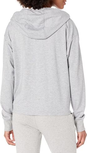 DKNY Women's Sport Soft Yoga Terry Tie Front Hoodie in Saudi Arabia