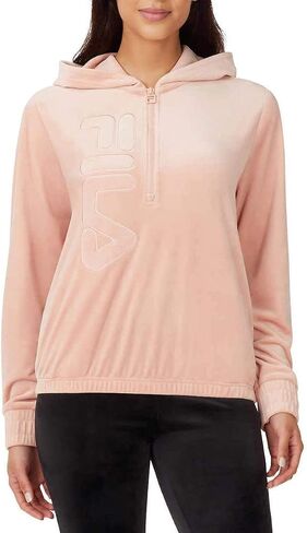 Fila Womens Velour Quarter Zip Hoodie in Saudi Arabia