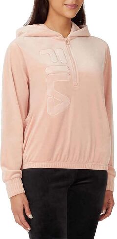 Fila Womens Velour Quarter Zip Hoodie in Saudi Arabia
