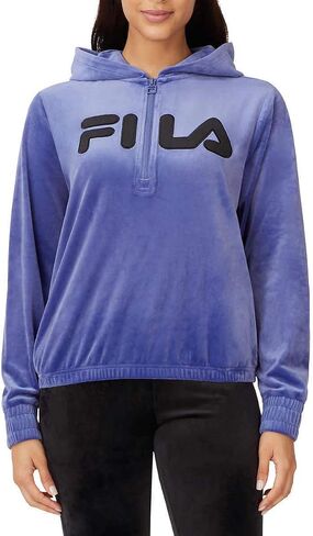 Fila Womens Velour Quarter Zip Hoodie in Saudi Arabia