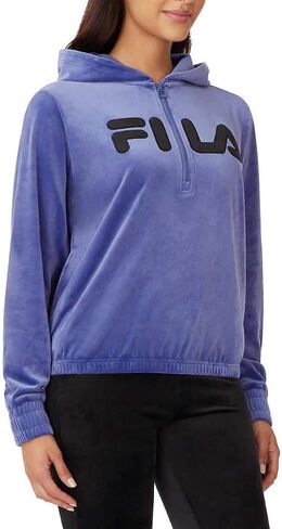 Fila Womens Velour Quarter Zip Hoodie in Saudi Arabia