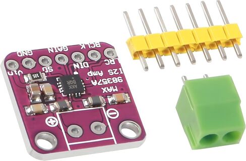 10Pcs MAX98357 I2S Audio Amplifier Module, Audio Amplifiers, Filterless Class D Amplifier, Compatible with ESP32 Raspberry Pi in Saudi Arabia