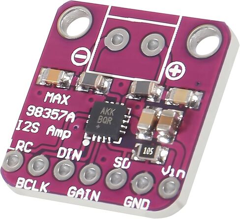 10Pcs MAX98357 I2S Audio Amplifier Module, Audio Amplifiers, Filterless Class D Amplifier, Compatible with ESP32 Raspberry Pi in Saudi Arabia