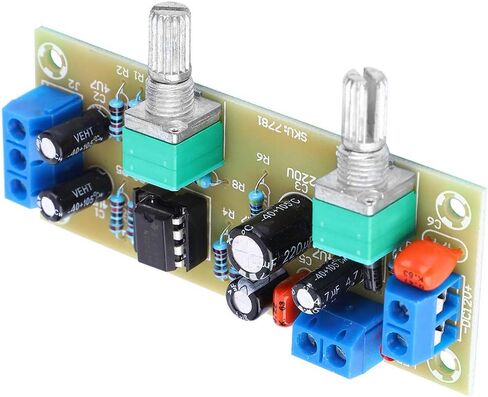 Pre-Amplifier Board, Stereo Audio Preamplifier Board Low-Pass Filter Bass Tone Subwoofer DC10-24V, Perfect for DIY Work,Inductors, Coils and Filters in Saudi Arabia
