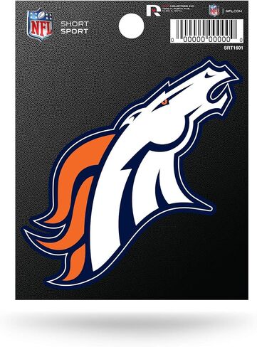 ملصق رياضي قصير بشعار الفريق من ريكو إندستريز NFL Denver Broncos in Saudi Arabia