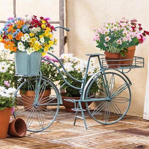 Artificial Silk Daisy Flowers,6 Bundle Silk Daisy, Artificial Daisy for Home Decoration, Fake Wildflowers Spring Flowers for Wedding Outdoor and Indoor Decoration (6, Multiple Color) in Saudi Arabia