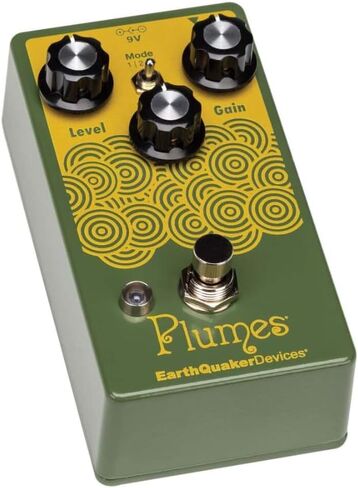 EarthQuaker Devices Plumes® Small Signal Shredder Overdrive Pedal Bundle w/2x Strukture S6P48 Woven Right Angle Patch Cables, 12x Guitar Picks and Liquid Audio Polishing Cloth in Saudi Arabia