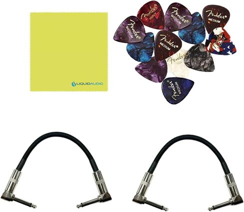 EarthQuaker Devices Plumes® Small Signal Shredder Overdrive Pedal Bundle w/2x Strukture S6P48 Woven Right Angle Patch Cables, 12x Guitar Picks and Liquid Audio Polishing Cloth in Saudi Arabia