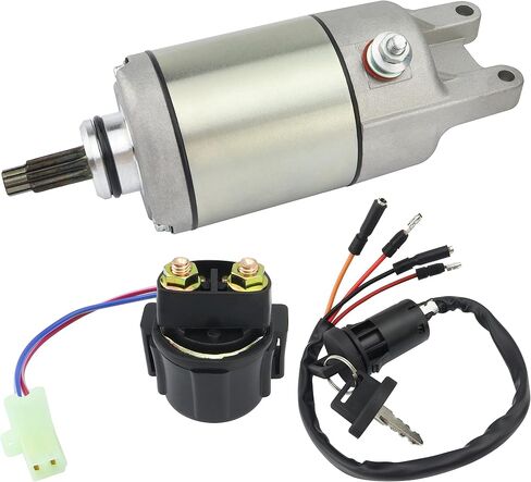 Starter w/Relay & Ignition Switch for Honda FourTrax TRX300 TRX300FW 1988-2000, 31200-HA0-773 31200-HA0-774 18337, FourTrax 300 Starter FourTrax TRX300 Starter FourTrax TRX300FW Starter in Saudi Arabia