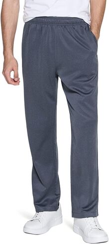 بنطال رياضي للمشي لمسافات طويلة للرجال من TSLA، بنطال رياضي مطاطي/بنطلون رياضي مستقيم، بنطال رياضي خفيف الوزن مع جيوب جانبية in Kuwait