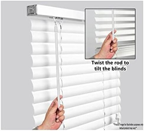 قضيب عصا مائلة صغيرة للنافذة بطول 91.44 سم - قضبان بديلة للستائر والظلال - خطاف على شكل حرف S، 3 قطع in Kuwait