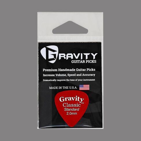 Gravity Guitar Picks - Acrylic | Classic Standard 1.5mm | 8 Color Assortment | Brighter, Louder, Faster in Saudi Arabia