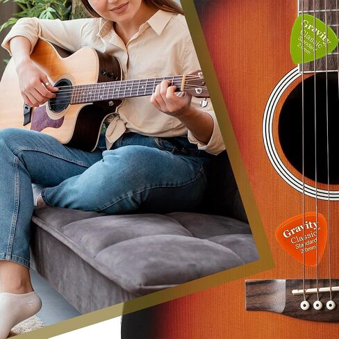 Gravity Guitar Picks - Acrylic | Classic Standard 1.5mm | 8 Color Assortment | Brighter, Louder, Faster in Saudi Arabia