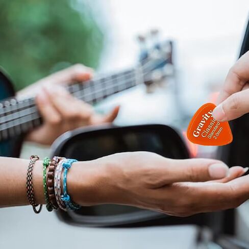 Gravity Guitar Picks - Acrylic | Classic Standard 1.5mm | 8 Color Assortment | Brighter, Louder, Faster in Saudi Arabia