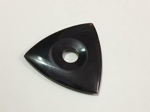 Guitar Picks Plectrum Black Horn Triangular Model Handmade Lot of 4 pcs in Saudi Arabia