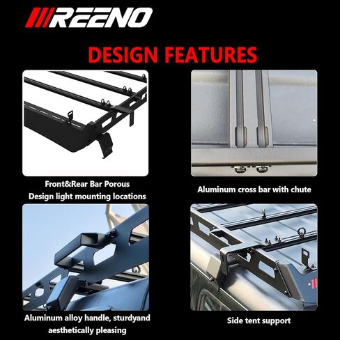 Heavy Duty Top Roof Rack Accessories Compatible with 2020-2024 Jeep Gladiator (Hard Top Only)/ Cargo Storage Carrier for Outdoor Gear/No Drilling in Kuwait