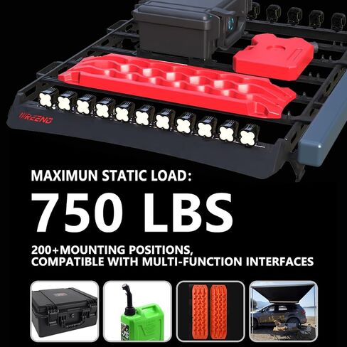 Heavy Duty Top Roof Rack Accessories Compatible with 2020-2024 Jeep Gladiator (Hard Top Only)/ Cargo Storage Carrier for Outdoor Gear/No Drilling in Kuwait