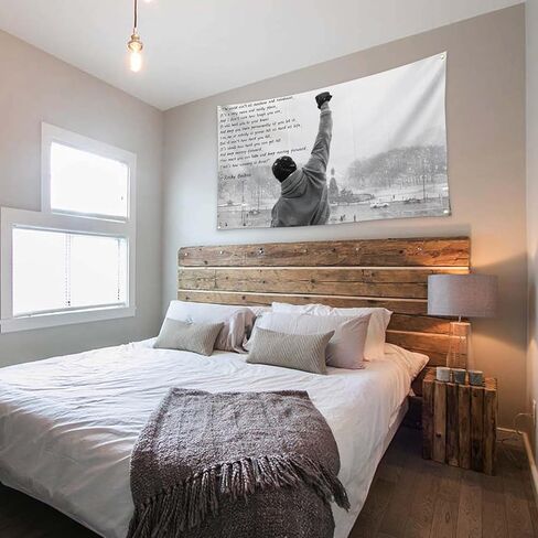 Rocky Flag 3X5Ft Funny Flag Sunshine and Rainbows Quote Motivational Inspirational Flags For College Dorm Room Man Cave Office Gym Dorm Wall Decor in Kuwait