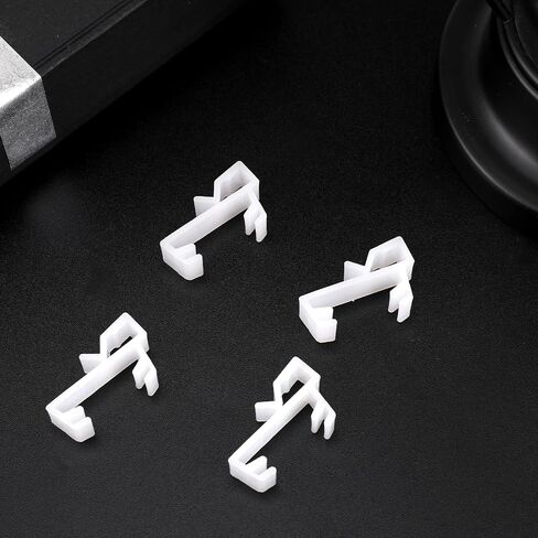 20 Pcs Blind Clips for Valance Blind Valance Plastic Blinds Valance Clips Plastic Valance Clips for Blinds 1 Inch Window Blind Clips Valance Clips White Vertical Blind Valance Clips in Saudi Arabia