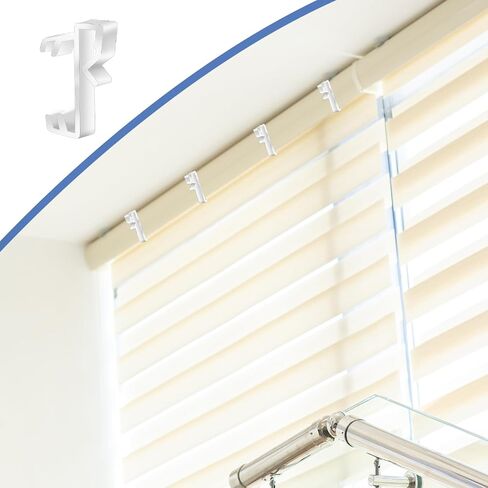 20 Pcs Blind Clips for Valance Blind Valance Plastic Blinds Valance Clips Plastic Valance Clips for Blinds 1 Inch Window Blind Clips Valance Clips White Vertical Blind Valance Clips in Saudi Arabia